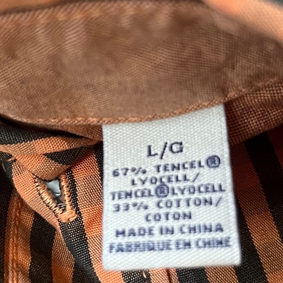 Tommy Bahama Jeans Men’s Island Crafted Short Sleeve Button Down Shirt Large - Picture 3 of 8